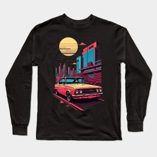 Retro Vice City Car Long Sleeve T-Shirt